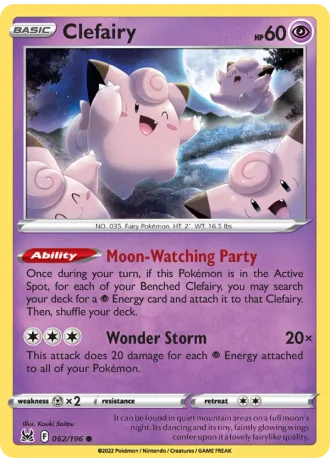 Clefairy #062/196 — Lost Origin