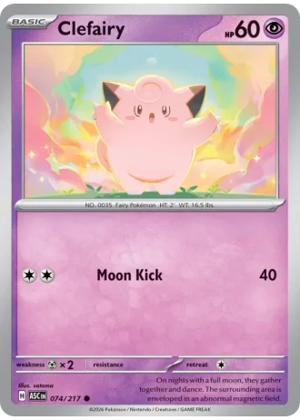 Clefairy #074 — Ascended Heroes