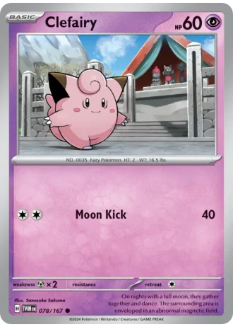 Clefairy #078 — Twilight Masquerade