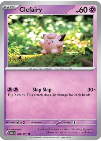 Clefairy #081/197 — Obsidian Flames