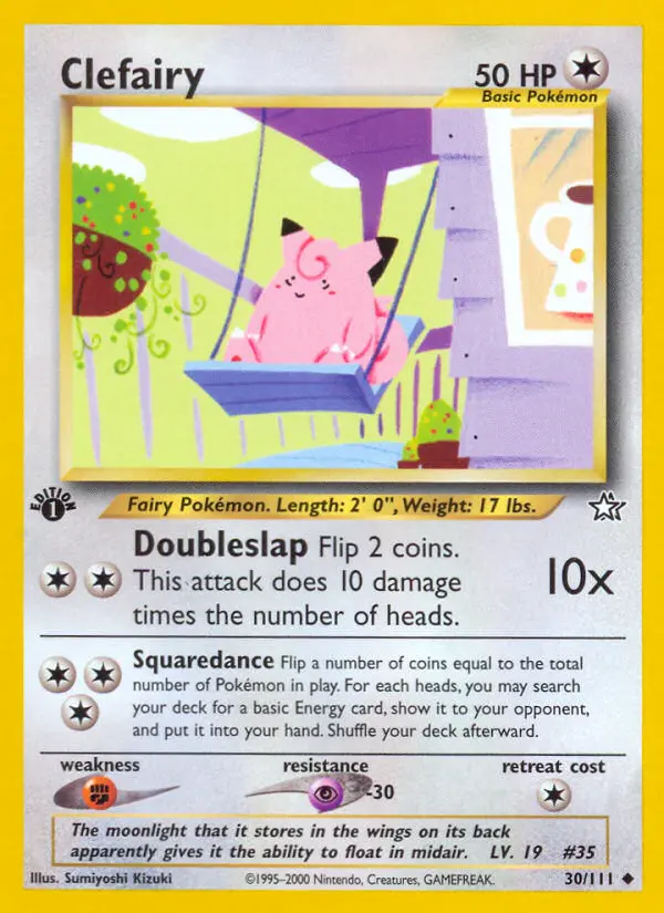 Clefairy (1ª Edizione) #30 — Neo Genesis (1ª Edizione)