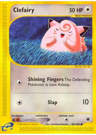 Clefairy #101/165 — Expedition Set Base