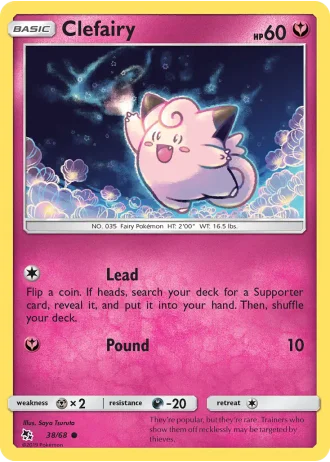 Clefairy #38/68 — Hidden Fates