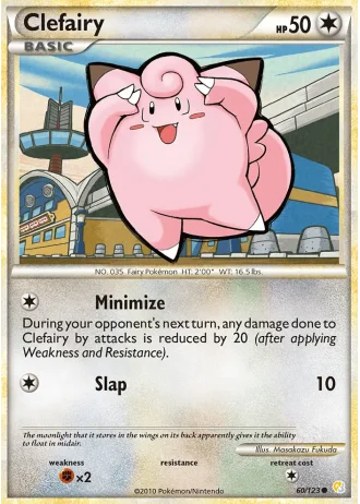 Clefairy #60/123 — HeartGold SoulSilver