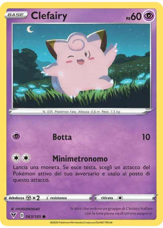 Clefairy #63 — Voltaggio Sfolgorante