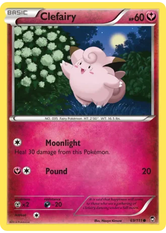 Clefairy #69/111 — Furious Fists