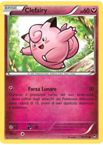 Clefairy #70/111 — Colpi Furiosi