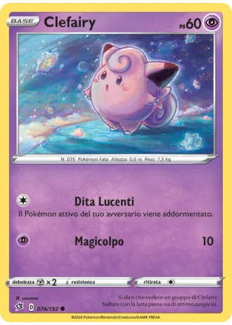 Clefairy #74/192 — Fragore Ribelle