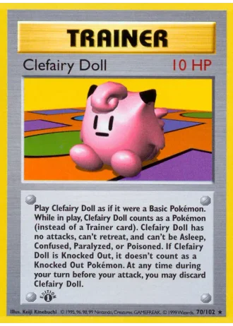 Clefairy Doll #70/102 — Base Set