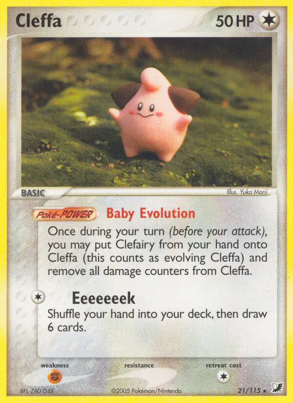 Cleffa #21 — EX Forze Segrete