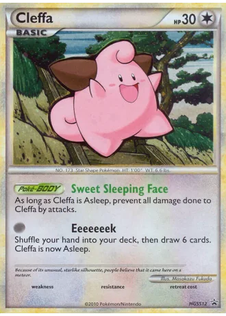 Cleffa HGSS12 — HeartGold & SoulSilver Promos