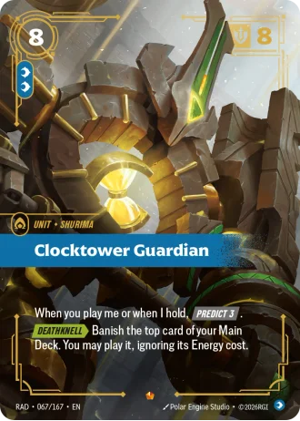 Clocktower Guardian #067/167 — Radiance