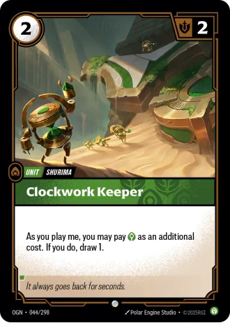 Clockwork Keeper #044/298 — Origins