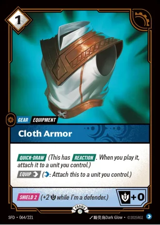 Cloth Armor #064/221 — Organized Play Promos