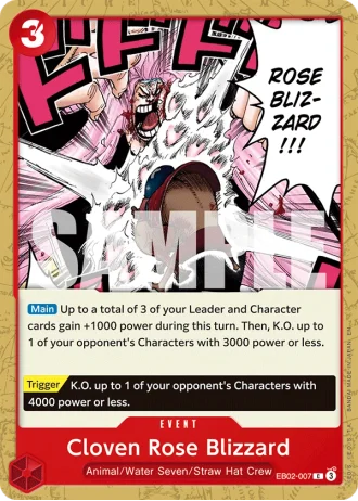 Cloven Rose Blizzard (EB02-007) — Anime 25th Collection (EB02)