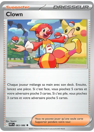 Clown #083/86 — Flamme Blanche