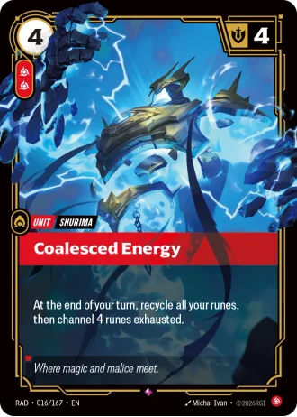 Coalesced Energy #016/167 — Radiance