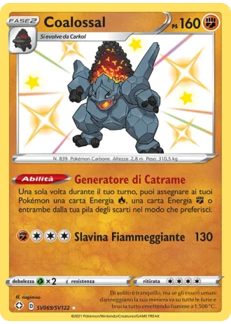 Coalossal SV069/122 — Tesoro Cromatico (Destino Splendente)