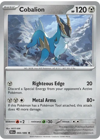Cobalion #066/86 — Black Bolt