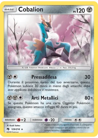 Cobalion #129/214 — Tuoni Perduti