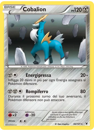 Cobalion #84/101 — Vittorie Regali