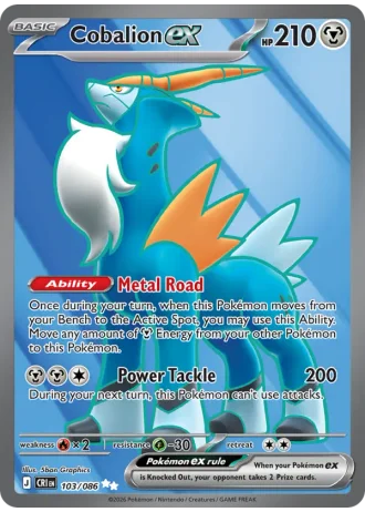 Cobalion ex #103/86 — Chaos Rising