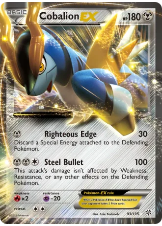 Cobalion EX #93/135 — Plasma Storm