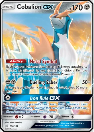 Cobalion GX #106/181 — Team Up