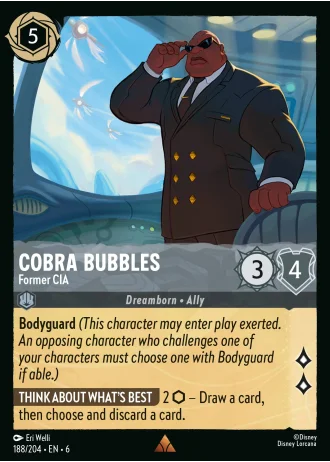 Cobra Bubbles - Former CIA #188/204 — Azurite Sea