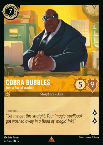 Cobra Bubbles - Just a Social Worker #4/204 — Rise of the Floodborn