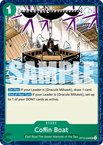 Coffin Boat (OP14-039) — The Azure Sea's Seven (OP14-EB04)