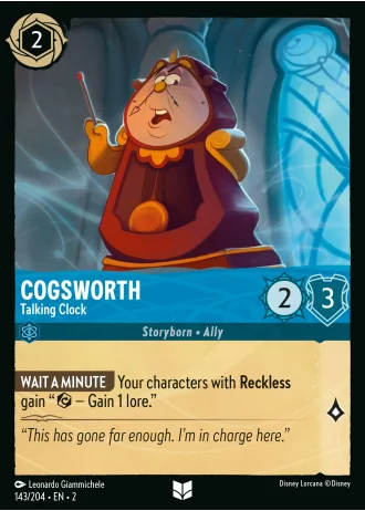 Cogsworth - Talking Clock #143/204 — Rise of the Floodborn