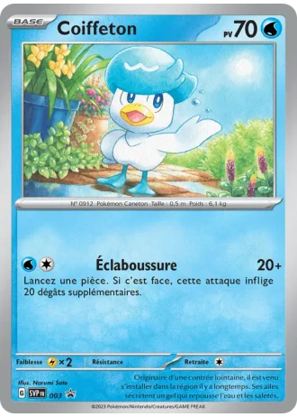 Coiffeton #003 — Écarlate & Violet Promos