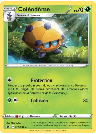 Coléodôme #18/202 — Épée et Bouclier