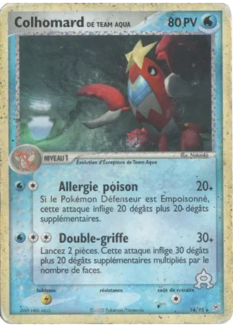 Colhomard de Team Aqua #14 — EX Team Magma vs Team Aqua