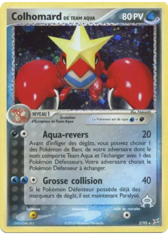 Colhomard de Team Aqua #2 — EX Team Magma vs Team Aqua