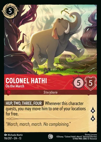 Colonel Hathi - On the March #116/261 — Attack of the Vine!