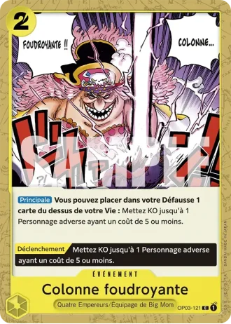 Colonne foudroyante (OP03-121) (Textured Foil) — ONE PIECE CARD THE BEST (PRB01)