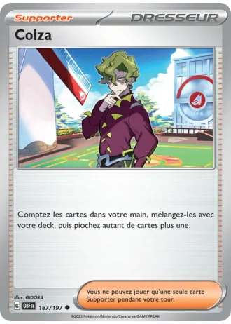 Colza #187/197 — Flammes Obsidiennes