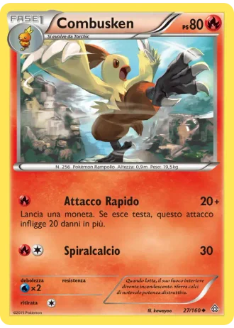 Combusken #27/160 — Scontro Primordiale