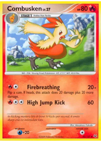 Combusken #45/127 — Platino