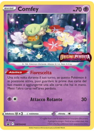 Comfey SWSH242 — Spada e Scudo Promos