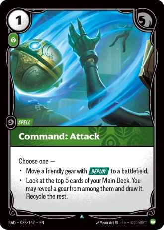 Command: Attack #033/167 — Radiance