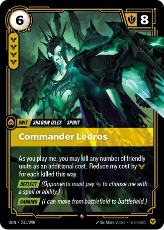 Commander Ledros #231/298 — Origins