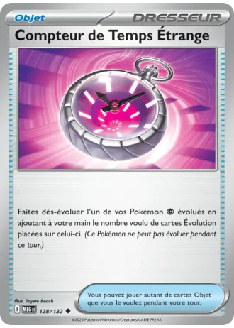 Compteur de Temps Étrange #128/132 — Méga-Évolution