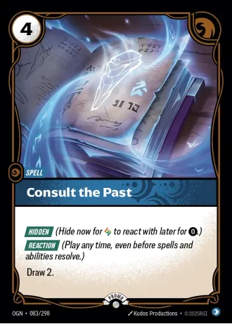 Consult the Past #083/298 — Organized Play Promos