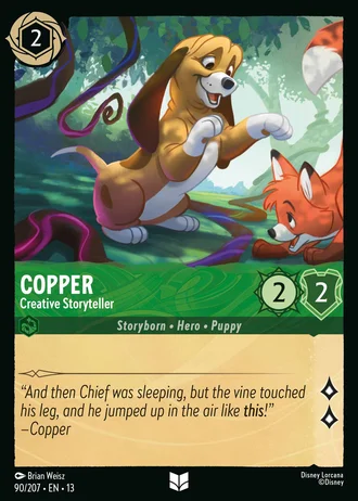Copper - Creative Storyteller #90/261 — Attack of the Vine!