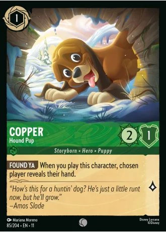Copper - Hound Pup #85/204 — Winterspell
