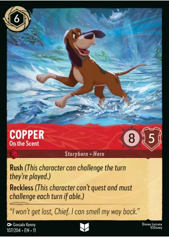 Copper - On the Scent #107/204 — Winterspell