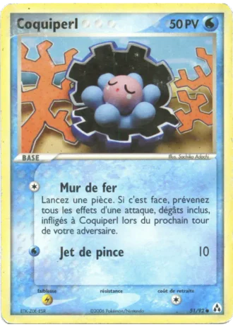 Coquiperl #51/92 — EX Créateurs de légendes